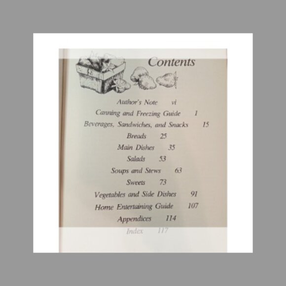 Country Living Recipes 1980 Vintage Cookbook 126 Pages - Picture 2 of 4